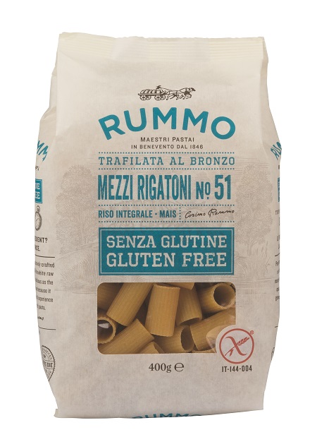 Rummo Mezzi Rigatoni N. 51 Riso Integrale e Mais 400 g