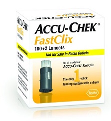 Accu-Check Fast Click Strisce Reattive 100+2 Lancette
