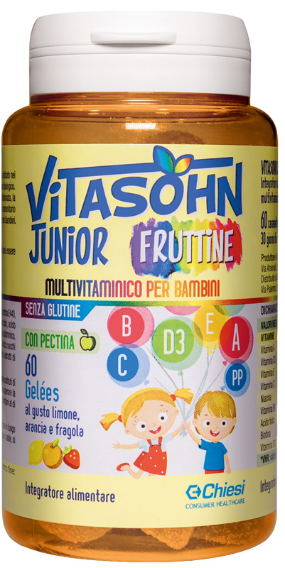 Vitasohn Junior Fruttine Integratore Multivitaminico 60 Caramelle