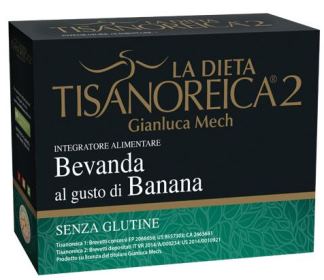 BEVANDA AL GUSTO BANANA 28GX4 CONFEZIONI TISANOREICA 2 BM