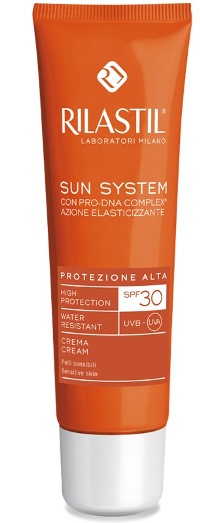 Rilastil Sun System - Crema Fluida Viso Protezione Solare Alta SPF 30 - 50 ml