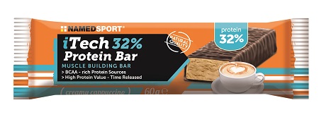 NAMED SPORT ITECH 32% PROTEINBAR CREAMY CAPPUCCINO 60 G