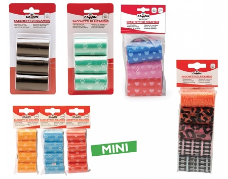 SACCHETTI COLORATI 3 ROT. X 20