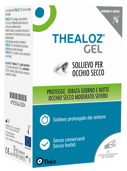 Thealoz Gel - Gel Idratante e Lubrificante Occhi - 30 Flaconi Monodose