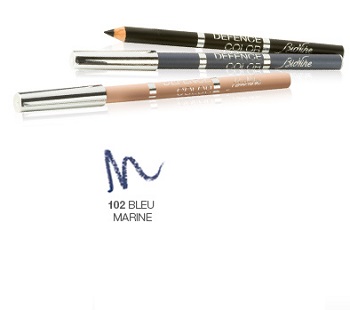 BioNike Defence Color - Matita Occhi Interno ed Esterno Kohl & Kajal - Colore 102 Bleu Marine