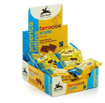BISCOTTO DI FARRO E CIOCCOLATO AL LATTE BIO FAIRTRADE 28 G