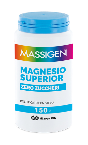 Massigen Magnesio Superior Zero Zuccheri - Integratore per la Funzione Muscolare - 150 g