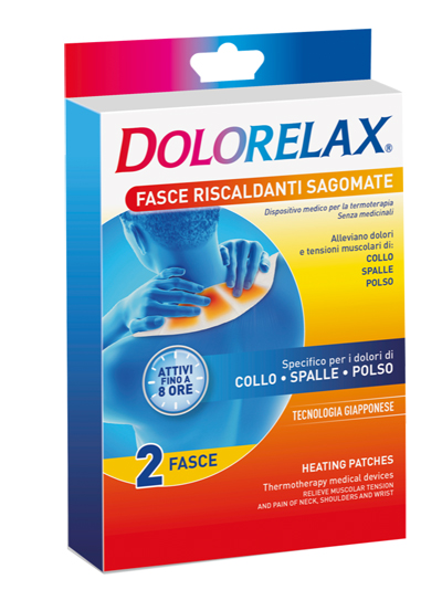 Dolorelax Fasce Riscaldanti Sagomate per Termoterapia 2 Pezzi