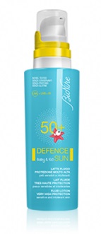 BIONIKE DEFENCE SUN 50+ BABY&KID LATTE FLUIDO PROTEZIONE MOLTO ALTA125 ML