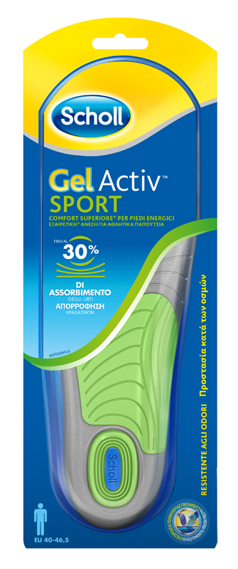 Scholl Gel Activ Sport Solette Uomo