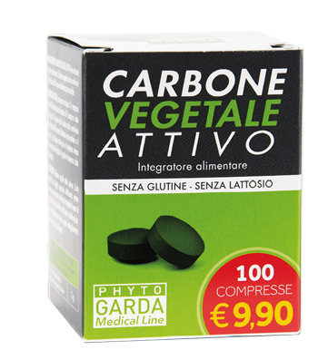 Carbone Vegetale Attivo - 100 Compresse