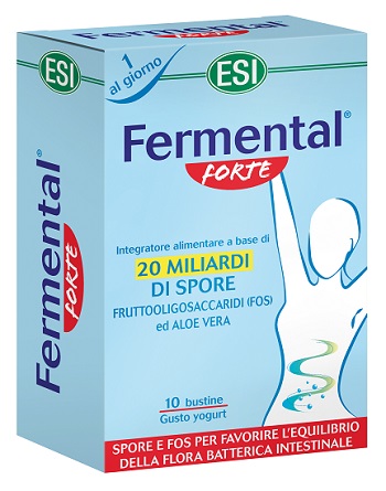 Esi Fermental Forte - Integratore per l'Equilibrio della Flora Intestinale - 10 Bustine Orosolubili