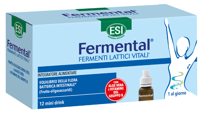 Esi Fermental Max - Integratore per l'Equilibrio della Flora Intestinale - 12 Flaconi