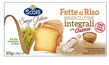 FETTE DI RISO INTEGRALE CON QUINOA 200 G