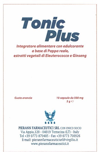 TONIC PLUS ARANCIA 10 CAPSULE