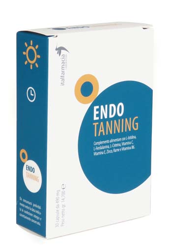 Endo Tanning Abbronzatura Integratore 30 Capsule