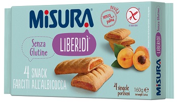 MISURA SNACK FARCITO ALBICOCCHE 160 G