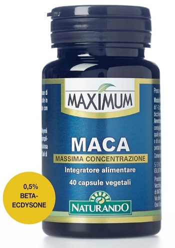 Maximum Maca Integratore Stanchezza Fisica e Mentale 40 Capsule