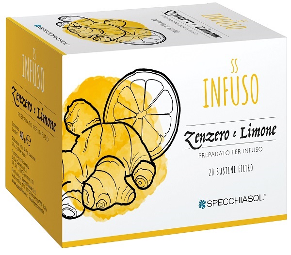 INFUSO TISANA ZENZERO + LIMONE 20 FILTRI