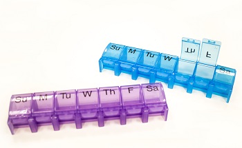 PORTAPILLOLE SETTIMANALE GRANDE 1 SCOMPARTO