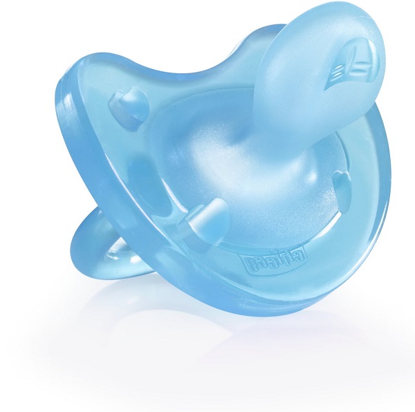 Chicco Physio Gommotto Azzurro in Silicone per Bambino 16-36 Mesi 1 Pezzo