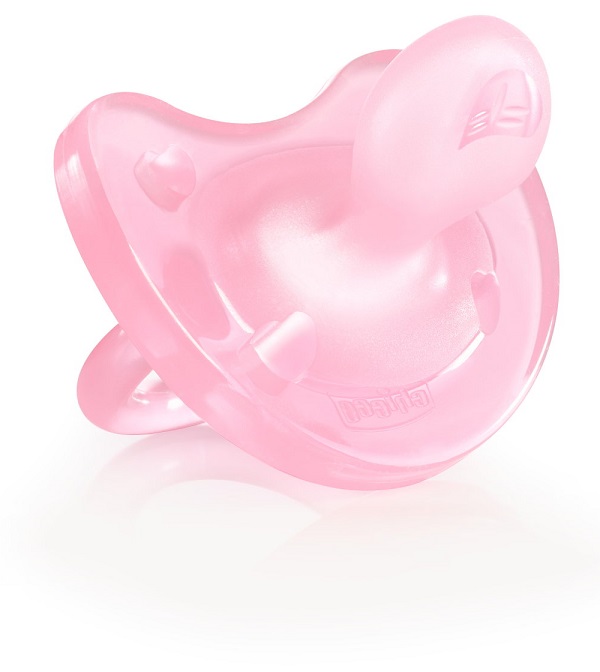 Chicco Physio Gommotto Rosa in Silicone per Bambina 16-36 Mesi