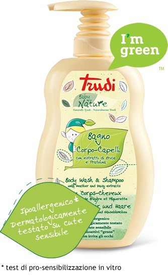 TRUDI BABY NATURE BAGNO CORPO CAPELLI 400 ML