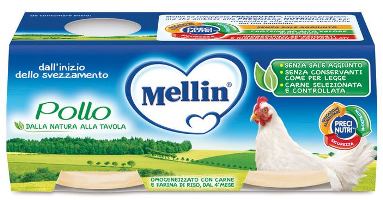 Mellin Omogeneizzato Pollo 2x80g