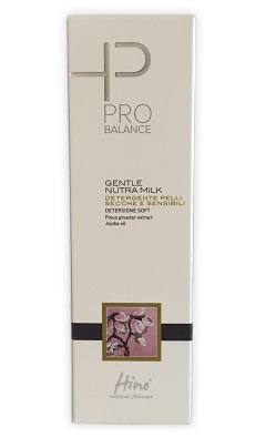 HINO NATURAL SKINCARE PRO BALANCE GENTLE NUTRA MILK DETERGENTE PELLI SECCHE E SENSIBILI 200 ML