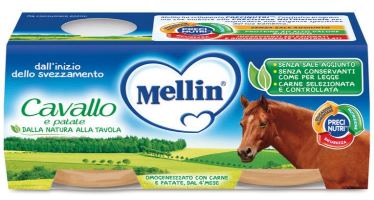 Mellin Omogeneizzato Cavallo e Patate 2x80g