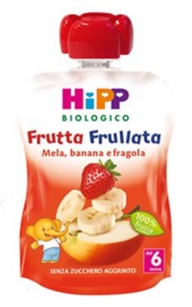 HIPP BIO HIPP BIO FRUTTA FRULLATA MELA BANANA FRAGOLA 90 G
