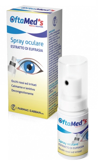 OFTAMED'S SPRAY OCULARE OCCHI ROSSI E IRRITATI ESTRATTO EUFRASIA 10 ML