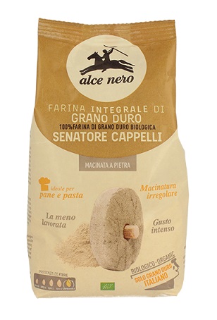 FARINA INTEGRALE SENATORE CAPPELLI BIO MACINATA A PIETRA 500G