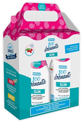 NOVA100 DRENANTE SLIM CON BACCHE DI GOJI 300 + 300 ML
