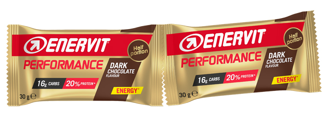 Enervit Power Sport - Barretta Proteica Gusto Cioccolato Fondente - 2 Pezzi
