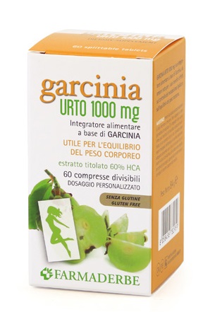 Garcinia Urto 1000 mg Integratore Equilibrio del Peso 60 Compresse