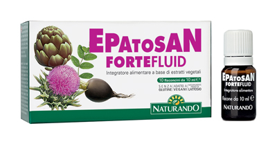 Epatosan Forte Fluid - Integratore per la Funzionalità Epatica - 10 Flaconcini