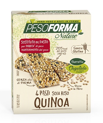 PESOFORMA NATURE BARRETTE QUINOA 8 PEZZI