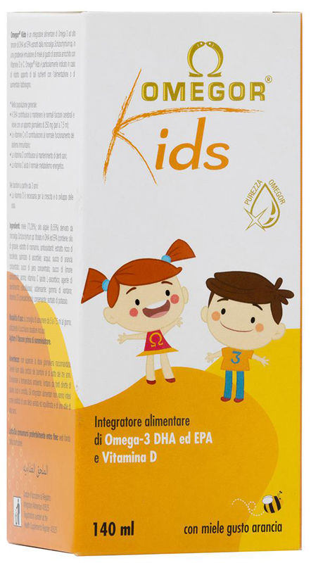 Omegor Kids - Integratore di Omega 3 - 140 ml