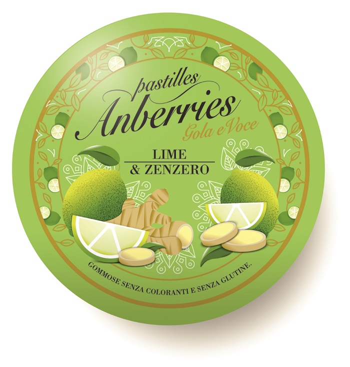ANBERRIES LIME & ZENZERO 55 G