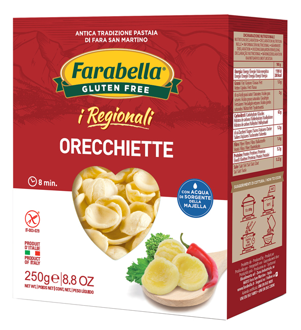 FARABELLA ORECCHIETTE I REGIONALI PASTA FRESCA STABILIZZATA250 G