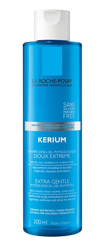 La Roche-Posay Kerium - Shampoo Gel Dolcezza Estrema per Capelli Sensisibili - 200 ml