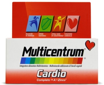 Multicentrum Cardio - Integratore per il Controllo del Colesterolo - 60 Compresse