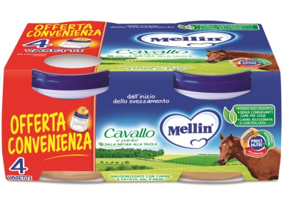 Mellin Omogeneizzato Cavallo 4x80g