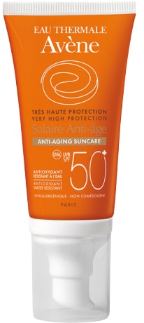 Avene Eau Thermale - Crema Solare Viso Anti-Età con Protezione Molto Alta SPF 50+ - 50 ml