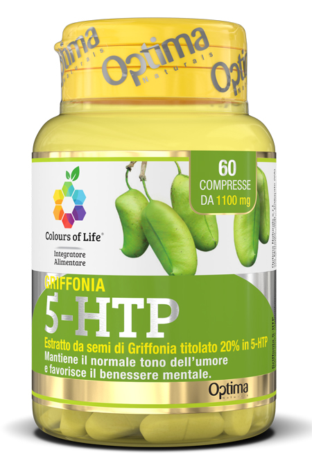Colours Of Life Griffonia 5-HTP - Integratore per il Tono dell'Umore - 60 Compresse