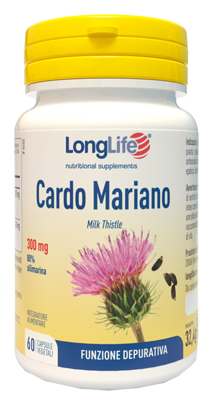 LongLife Cardio Mariano 300 mg - Integratore Depurativo - 60 Capsule