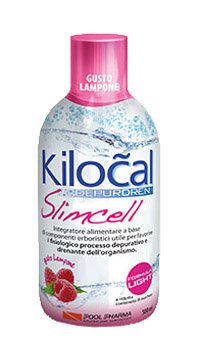 Kilocal Depurdren Slimcell - Integratore Drenante Gusto Lampone - 500 ml