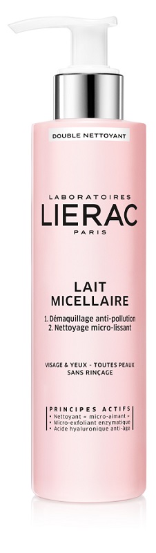 LIERAC DEMAQUILLANT LATTE MICELLARE A DOPPIA AZIONE 200 ML