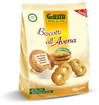 GIUSTO SENZA GLUTINE BISCOTTI ALL'AVENA 250 G